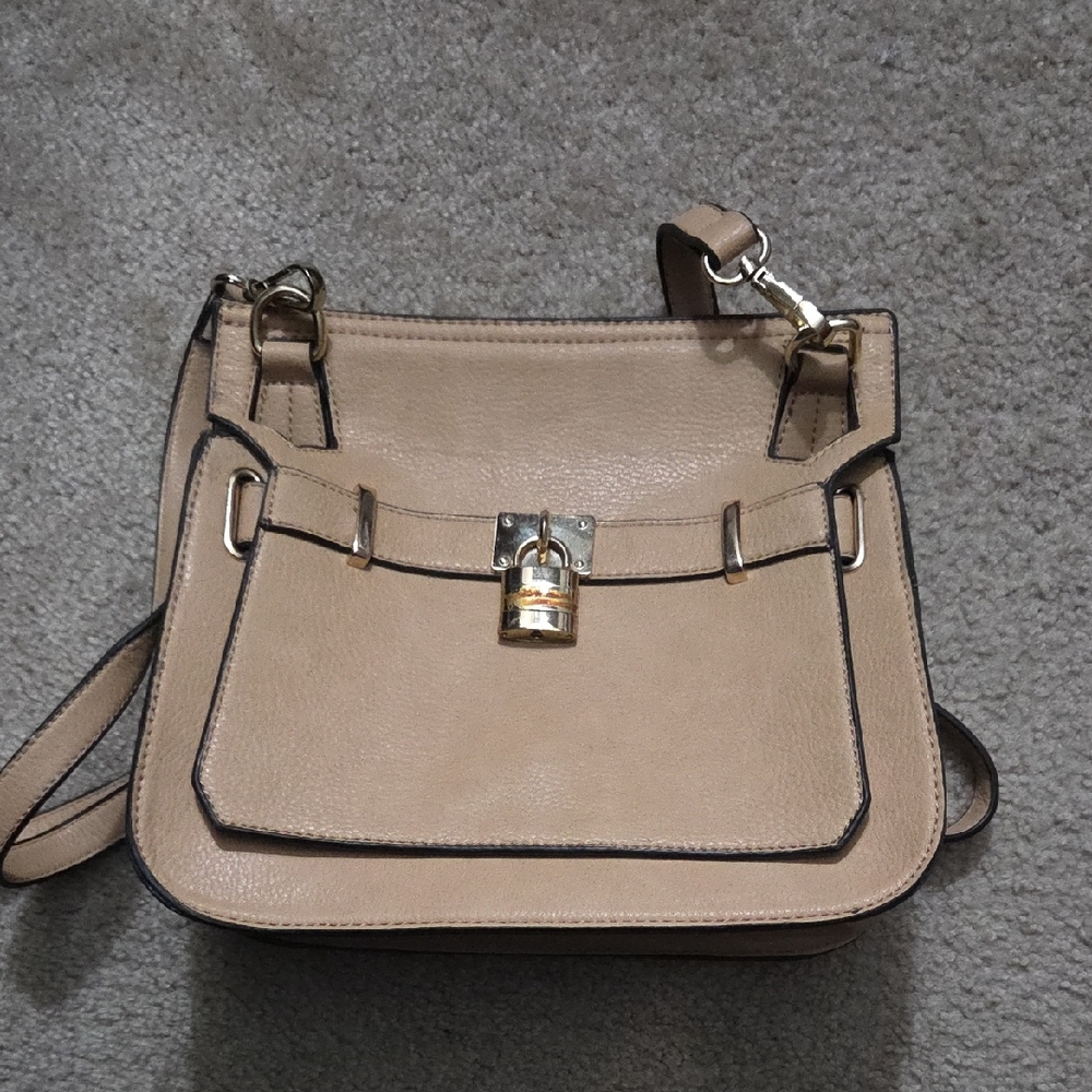 Tan Leather Shoulder Bag
